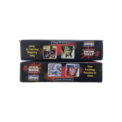 Star Wars Episode I  Puzzles Jar Jar Blinks & Anakin Skywalker - Vintage 1999