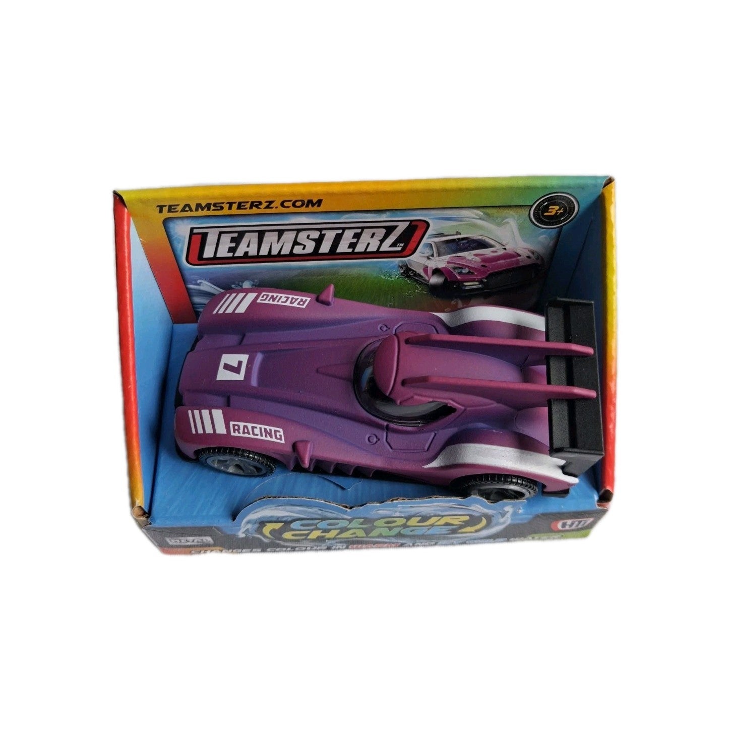 Teamsterz Colour Change Cars: 4" High Quality Metal Racing Cars - Display Ready