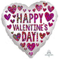 Valentines Day Foil Balloons For That Somebody Special: Heart, Marble, Abstract