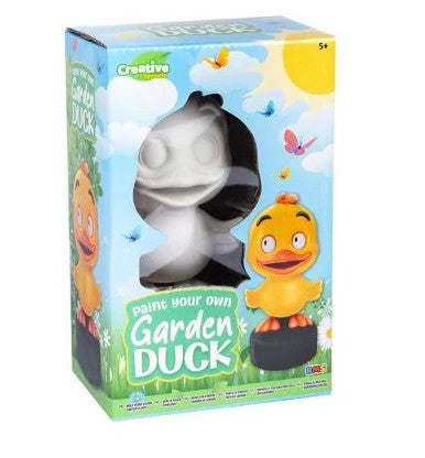 PYO Paint Your Own Garden Duck Set Includes Paints & Brush