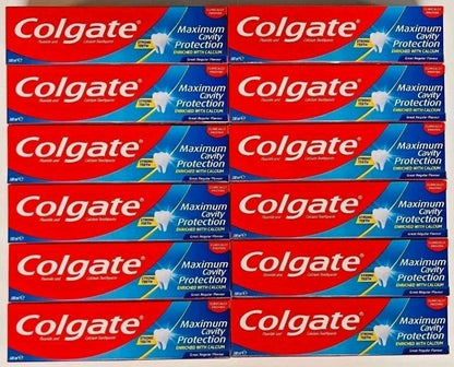 Colgate Maximum Cavity Protection Toothpaste 100ml (Pack of 12), Mint Flavour