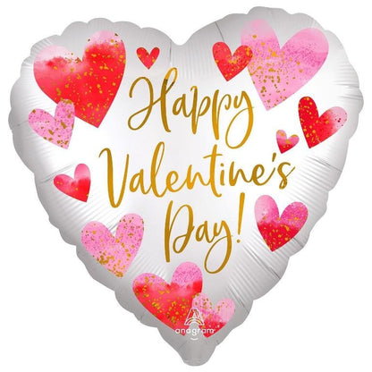 Valentines Day Foil Balloons For That Somebody Special: Heart, Marble, Abstract