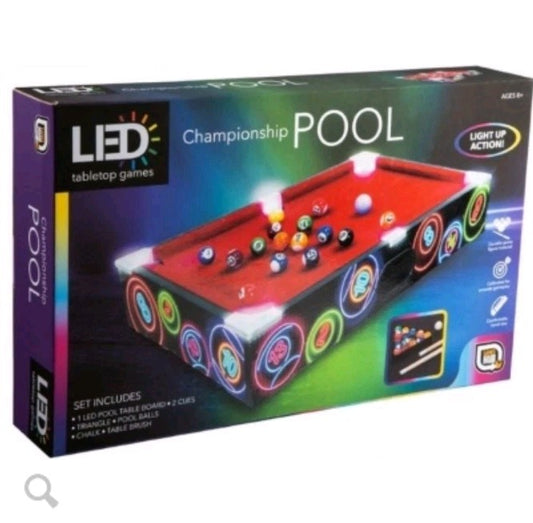 LED Championship Pool Set Game Hour Of Fun Pool Game With Family & Friends
