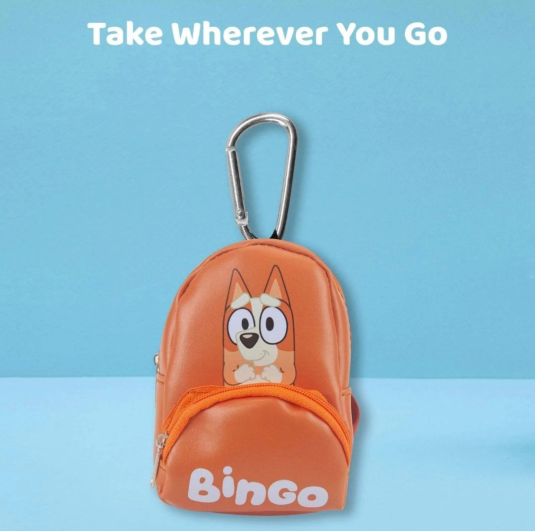 Bluey - Bingo Backpack Bag Clip Childrens Video Game Accessories 12. 5cm x 9cm