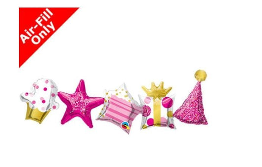 41" Garland Foil Balloons - Baby Boy - Baby Girl - Pink Garlands - Baby Shower