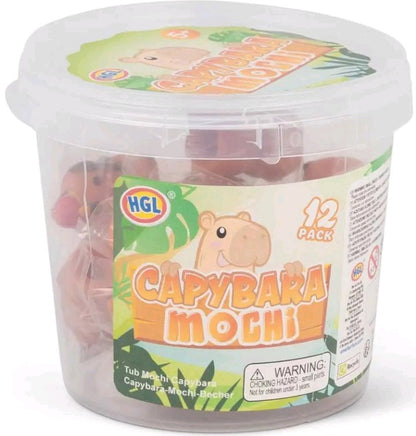 12 PACK CAPYBARA MOCHI TUB