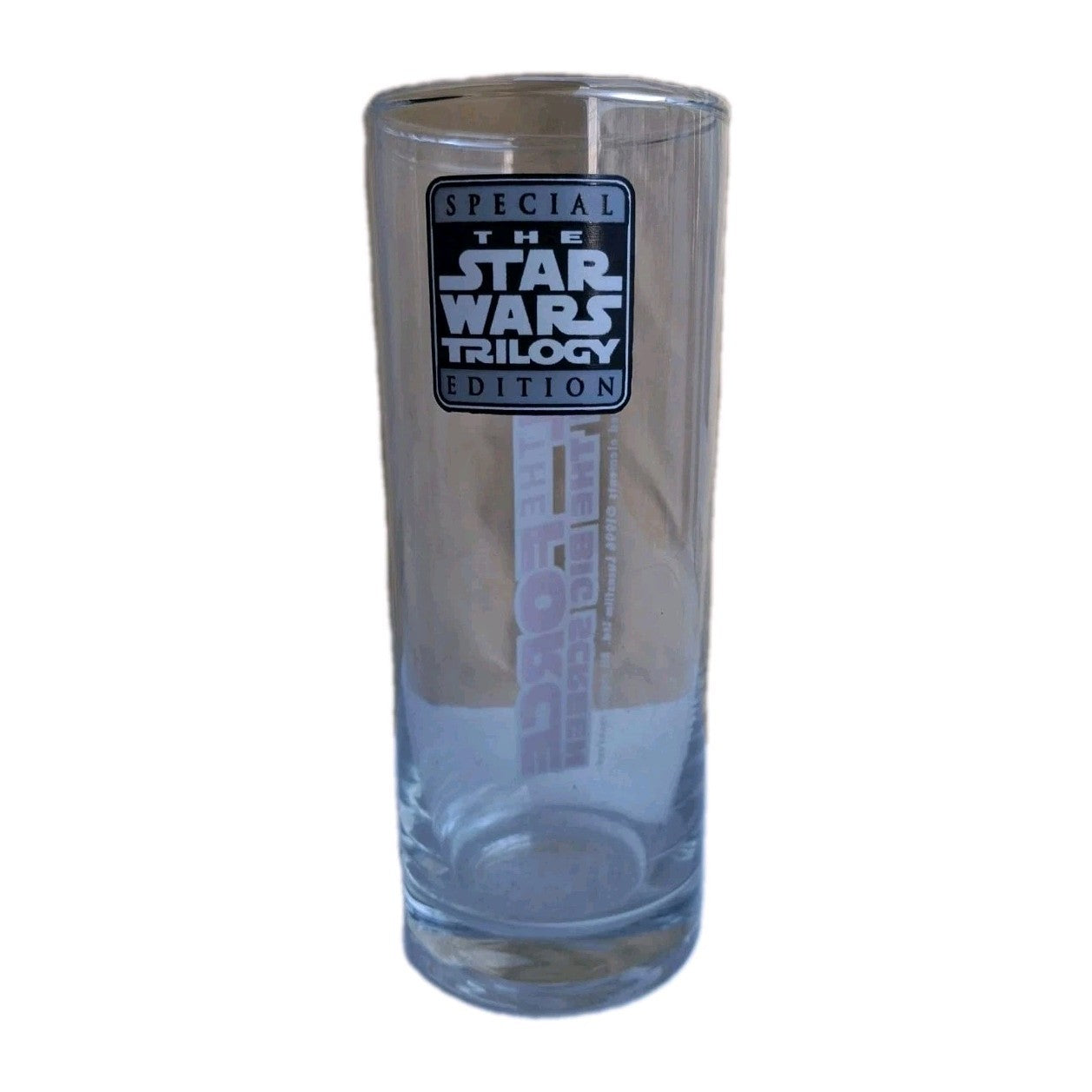 Star Wars Trilogy Special Edition Feel The Force  RARE retro HighBall Glass VGC