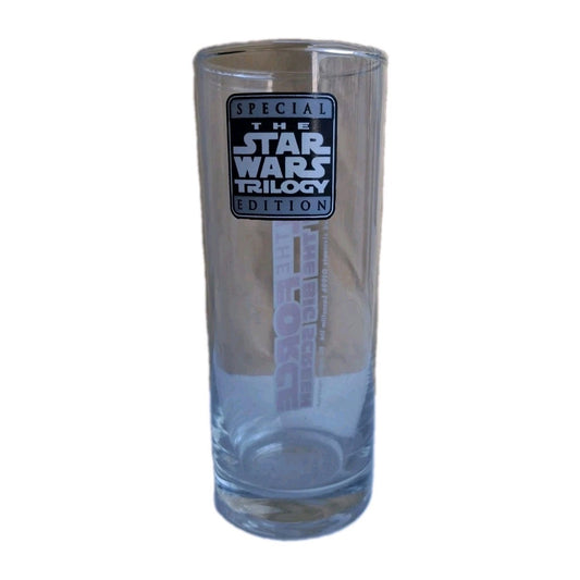 Star Wars Trilogy Special Edition Feel The Force  RARE retro HighBall Glass VGC
