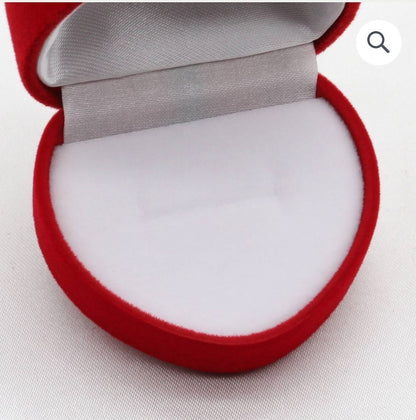 VALENTINE'S DAY CUBIC ZIRCONIA  RING IN BOX - GIFTS FOR HER 