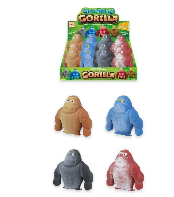 x4 Kids Stretchy Gorilla Toy Animal Stretch Children Squeeze Toys Gift