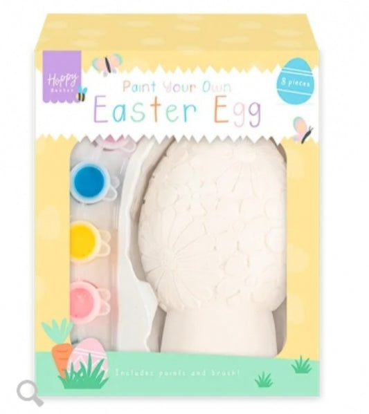 PAINT YOUR OWN CERAMIC EASTER EGG - Easter Craft Activity 