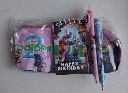 Disney Zootopia 2 Stationery Set Party Favours – Choose Your Colour!