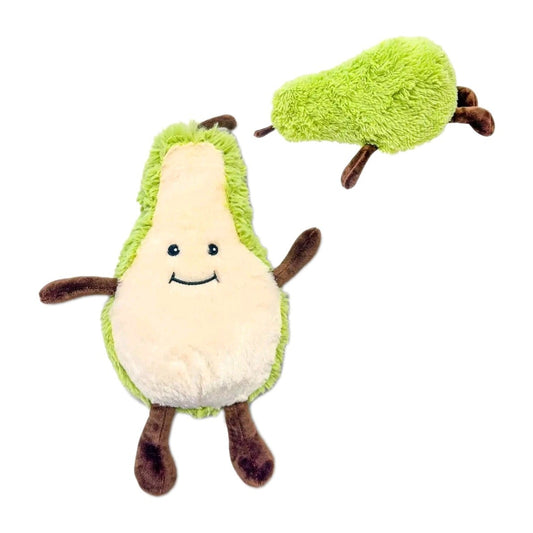 10″ Fluffy Fruity Friends – PEAR , ORANGE & APPLE Plush 