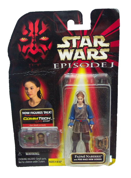 Star Wars Episode 1 - Padme Naberrie - Commtech Chip - Action Figure - MOC