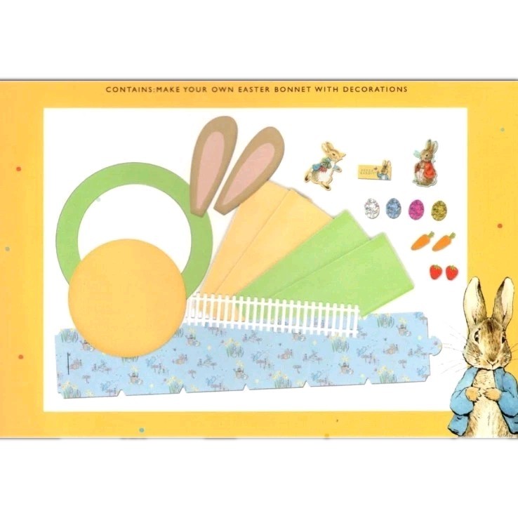Peter Rabbit Easter Bonnet Make Your Own Craft Set - Creative Kids Activity