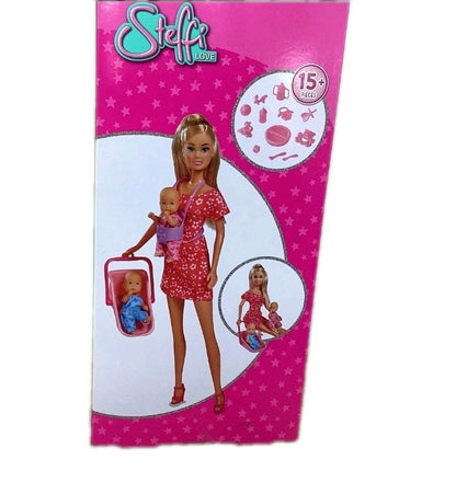 SIMBA Steffi Love Babysitter Doll Set with Accessories 3+ Years 