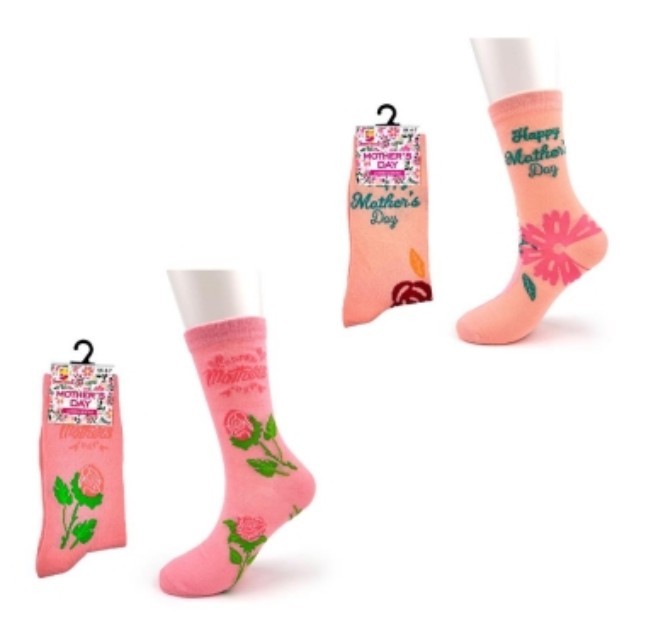Novelty Mother's Day Ladies Socks (Assorted Designs) - Perfect Mum Gift