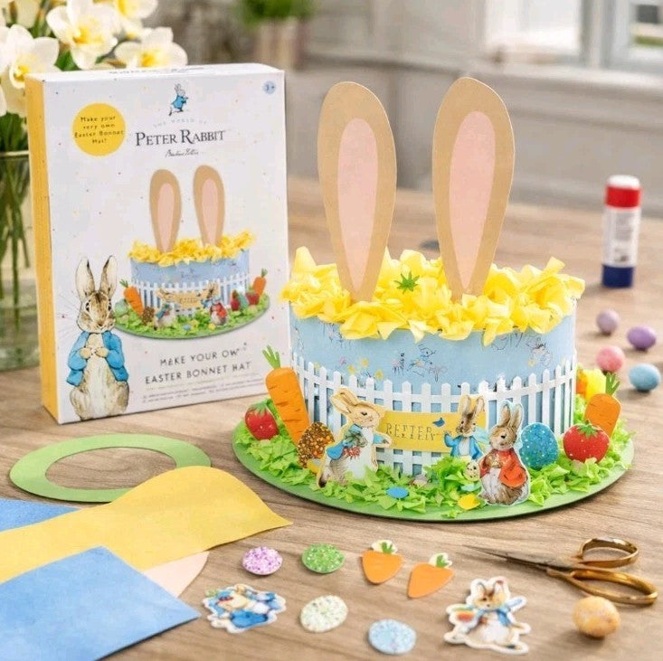 Peter Rabbit Easter Bonnet Make Your Own Craft Set - Creative Kids Activity