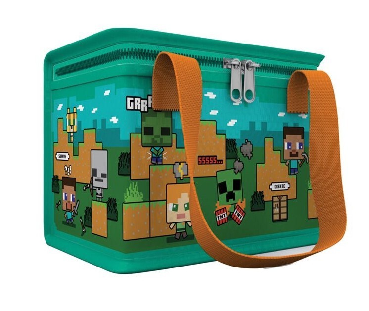 Cool Lunch Bag Children's - Digital Characters - Insulated School Cooler Bag