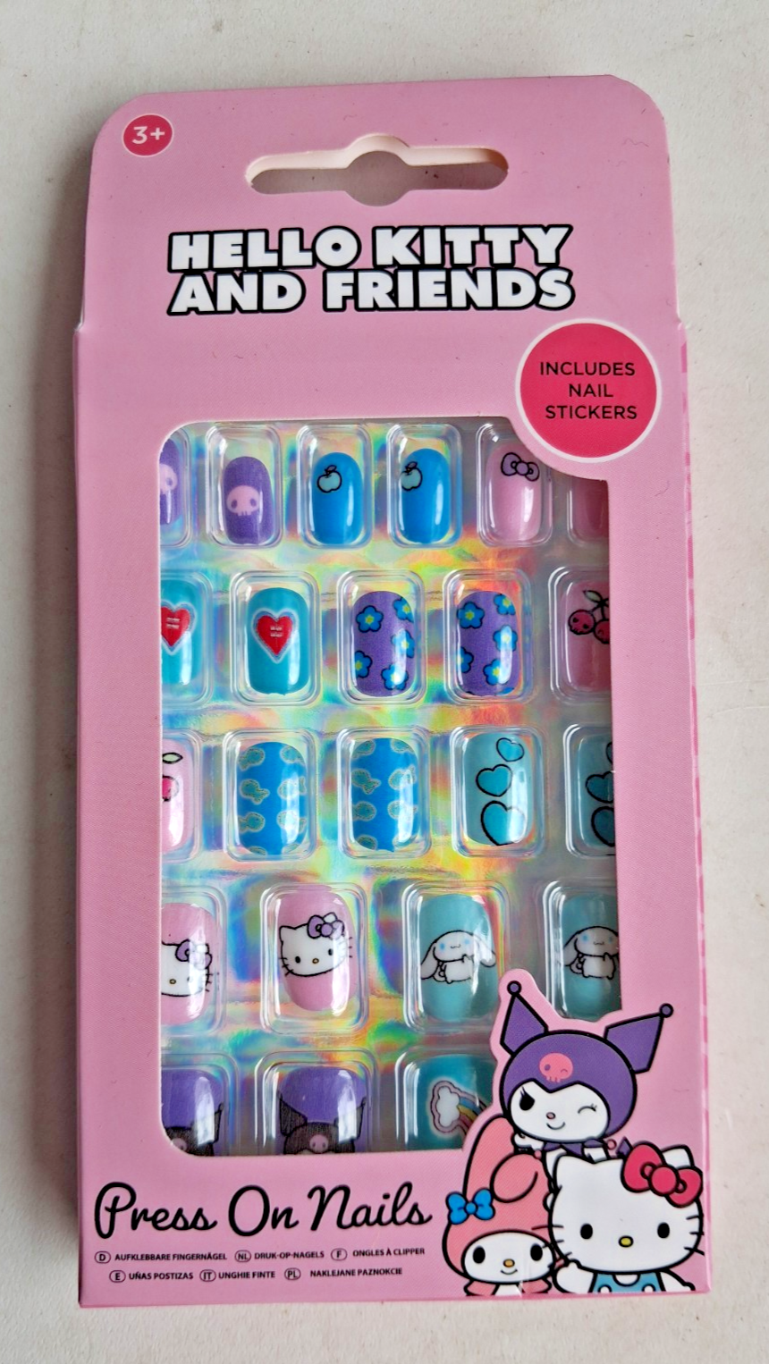 Officially Licenced Press On Nails: Wicked, Stitch, Hello Kitty & Friends + More