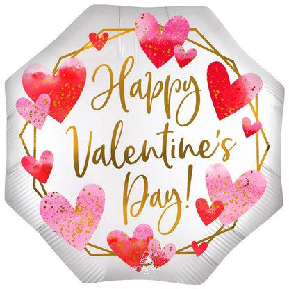 Valentines Day Foil Balloons For That Somebody Special: Heart, Marble, Abstract