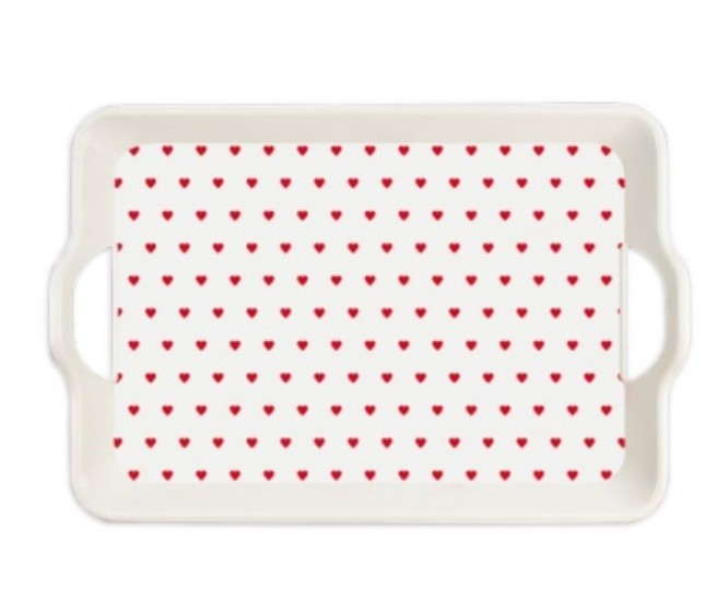 VALENTINES DAY PRINTED SERVING TRAY