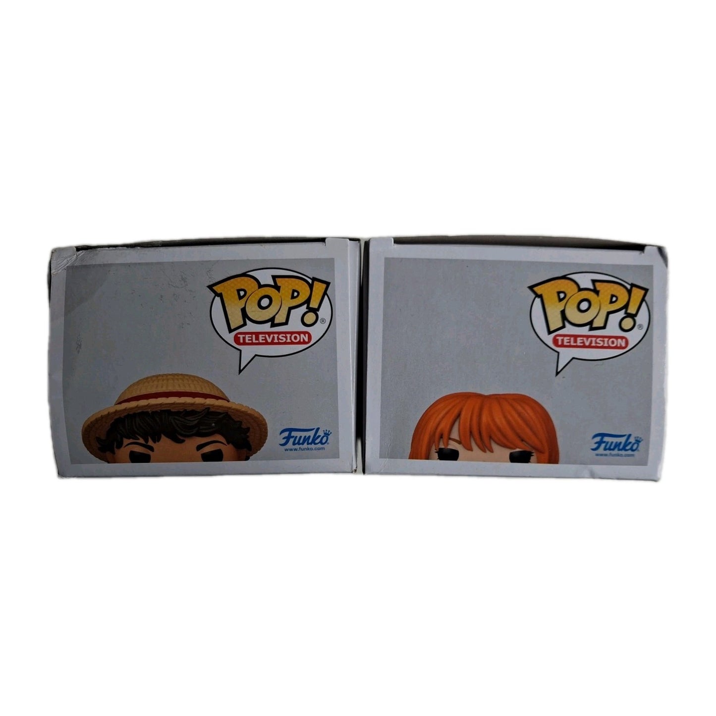 Netflix One Piece Monkey D. Luffy #1878 & Nami #1880 Funko Pop! Set of 2