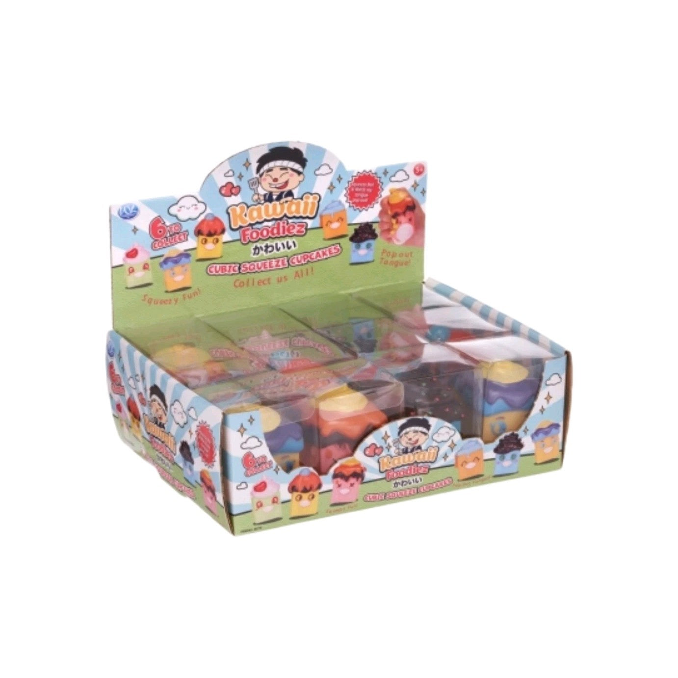 Kawaii Foodiez Cubic Squeeze Cupcake Fidget Sensory Toy