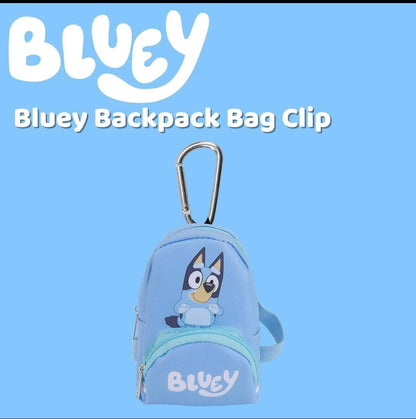 Bluey Backpack Bag Clip Childrens Video Game Accessories 12. 5cm x 9cm Blue