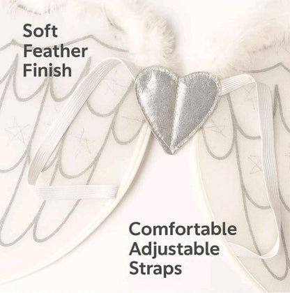 Adult Dress Up - Angel Wings And Halo - Fancy Dress Costume  