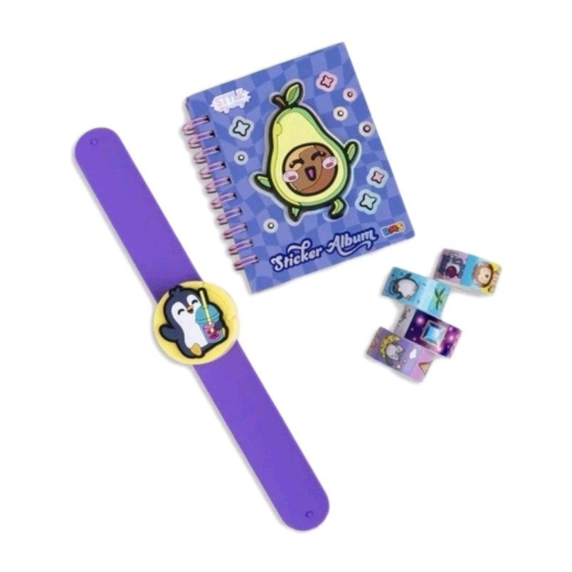 Style My Way Roll & Reveal Sticker Tapes Snap Band & Album Set