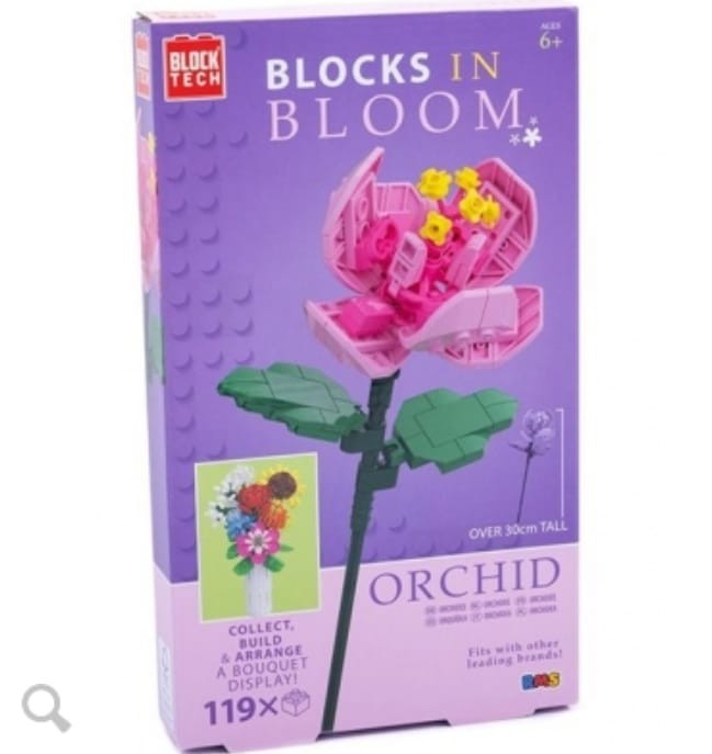 Block Tech Blocks in Bloom - Orchid Flower