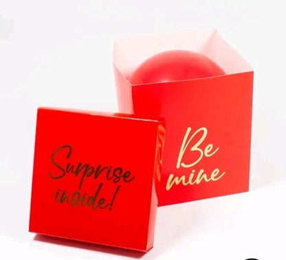 Be Mine Surprise Balloon Valentine's Day Surprise in a Box Kit
