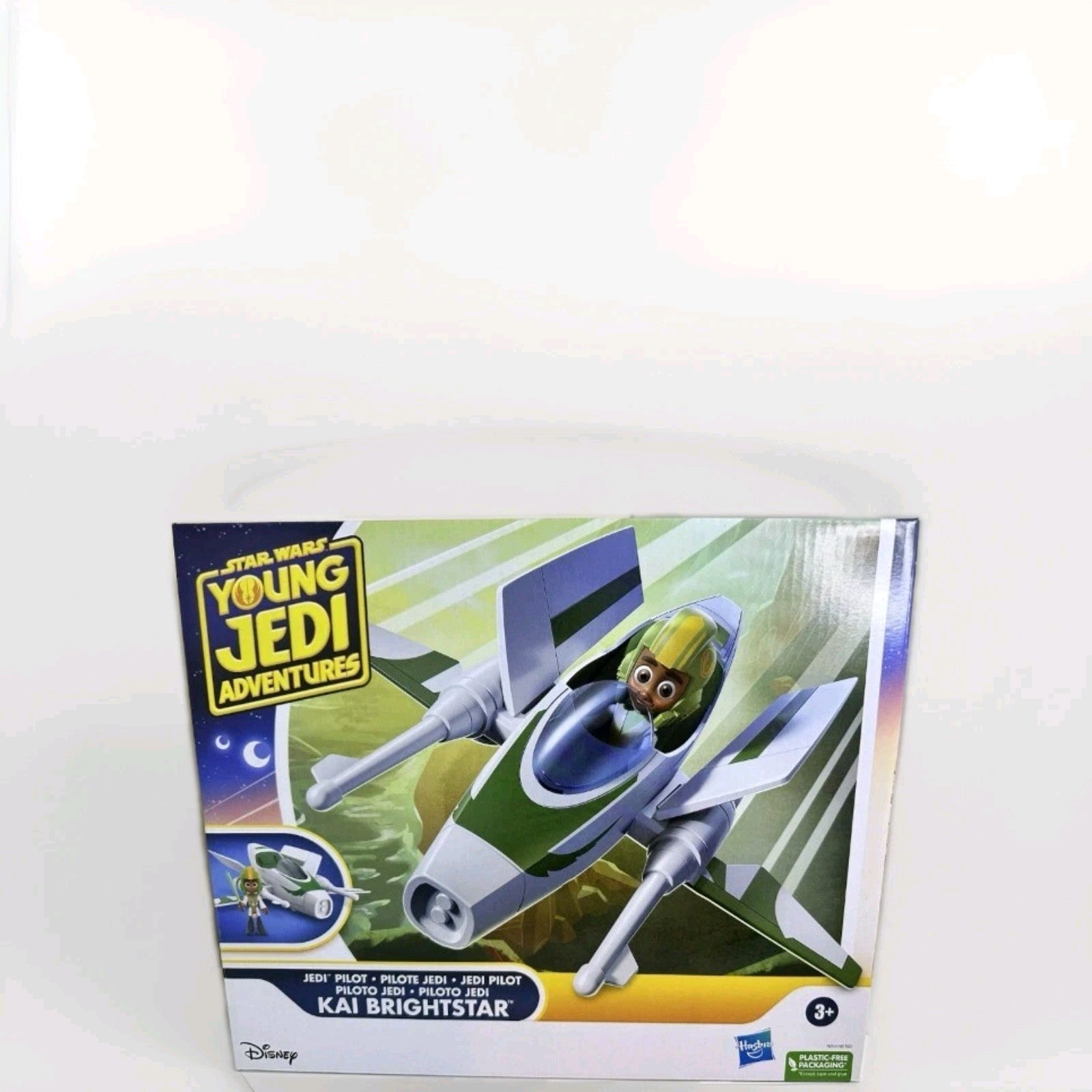Star Wars Young Jedi Adventures Kai Brightstar Pilot Vehicle & Figure Set Hasbro