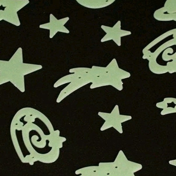 Starry Starry Night Glow In The Dark Wall & Ceiling Stickers - 24 Piece Set