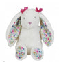 FLORAL CREAM BUNNY PLUSH 8" - Kids Easter Bunny Teddy 