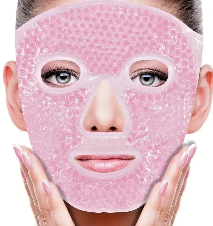 Cooling Gel Face Mask - Cold Pain Headaches- Stress Relief Muscle Relaxing Sleep