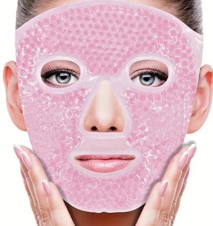 Cooling Gel Face Mask - Cold Pain Headaches- Stress Relief Muscle Relaxing Sleep