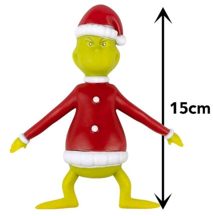 2 x The Grinch Stretchy Figure Stretch Bend & Pull Christmas Stocking Filler Toy