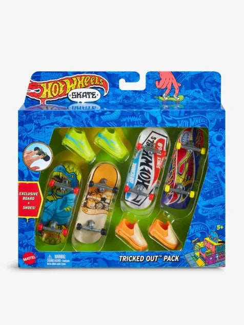 New Hot Wheels Skate - Tony Hawks Skateboard Series  - Shoe & Boards Multi-Pack