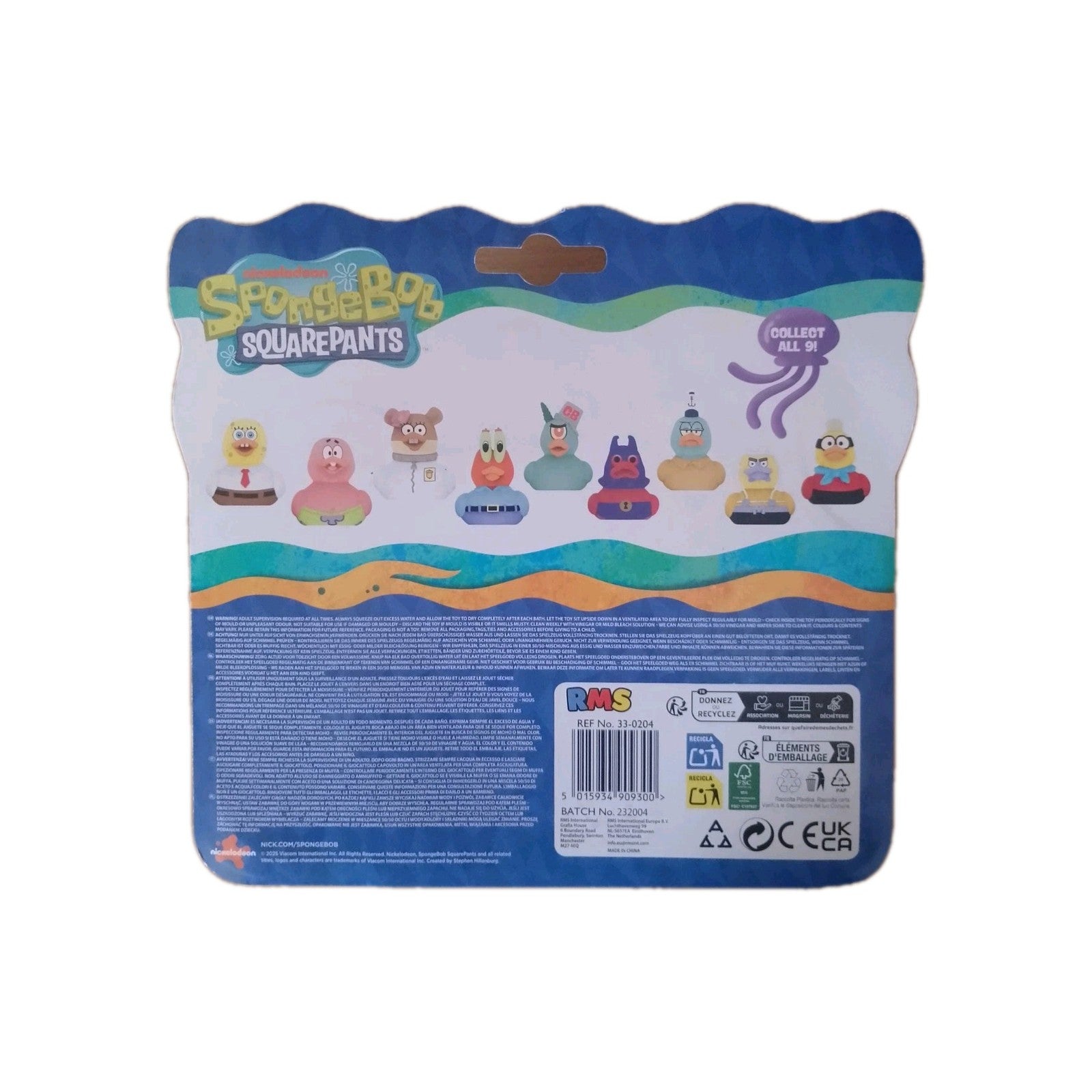 Offiacial Spongebob Squarepants Character Ducks - Set Of 3 Characters New Sealed
