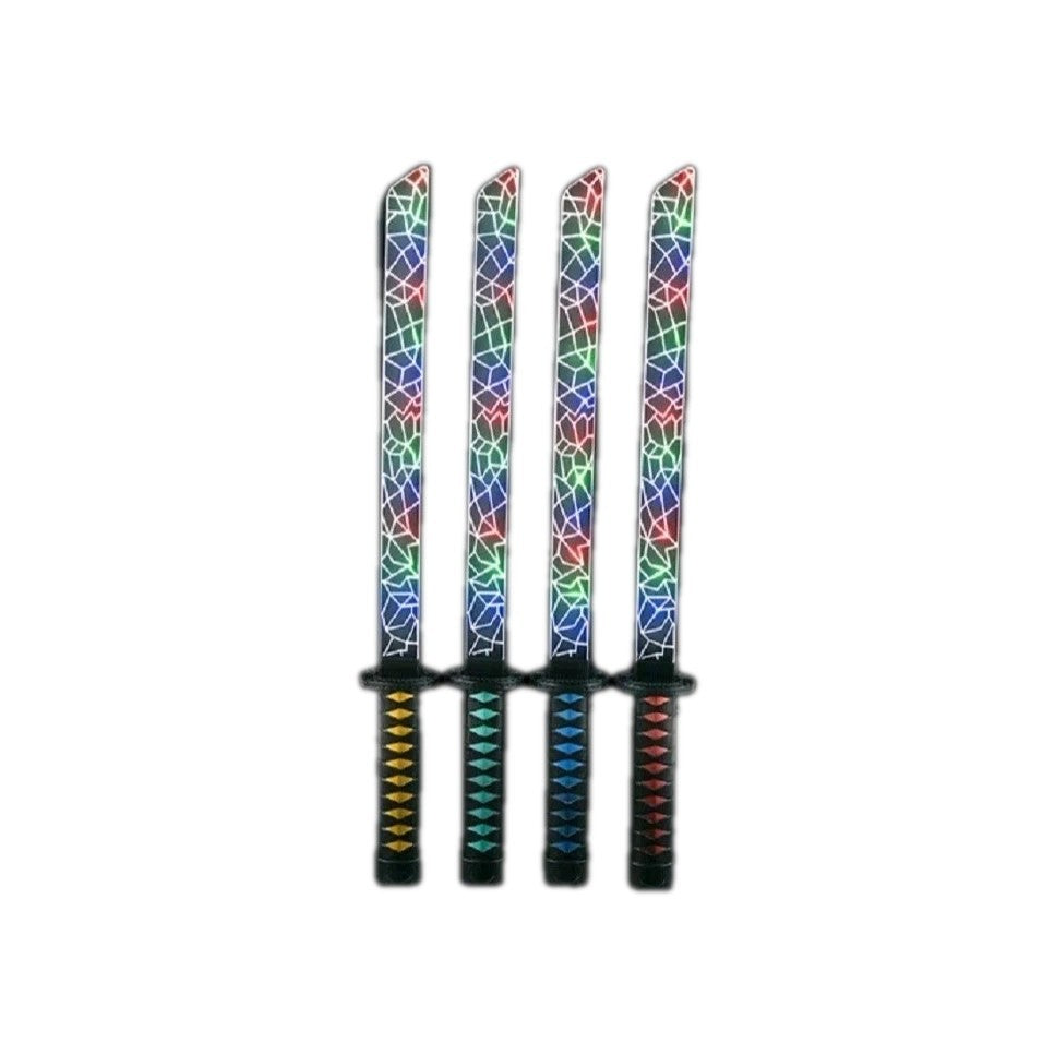 LED Light-Up "Flaw" Katana Sword with Realistic Sound Effects