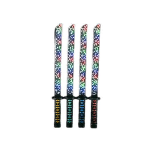 LED Light-Up "Flaw" Katana Sword with Realistic Sound Effects