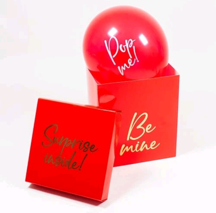 Be Mine Surprise Balloon Valentine's Day Surprise in a Box Kit