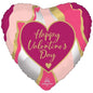 Valentines Day Foil Balloons For That Somebody Special: Heart, Marble, Abstract