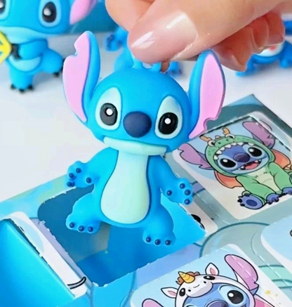 Disney Stitch: Vinyl Plush Pendant Surprise Blind Includes X12 keychains Per Box