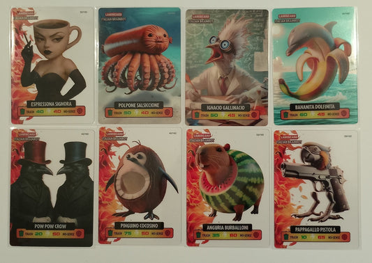 Italian Brainrot LAMINCARD Trading Cards: Single Cards From £1.50 - Cards #31-60
