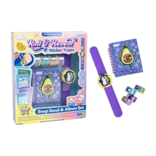 Style My Way Roll & Reveal Sticker Tapes Snap Band & Album Set