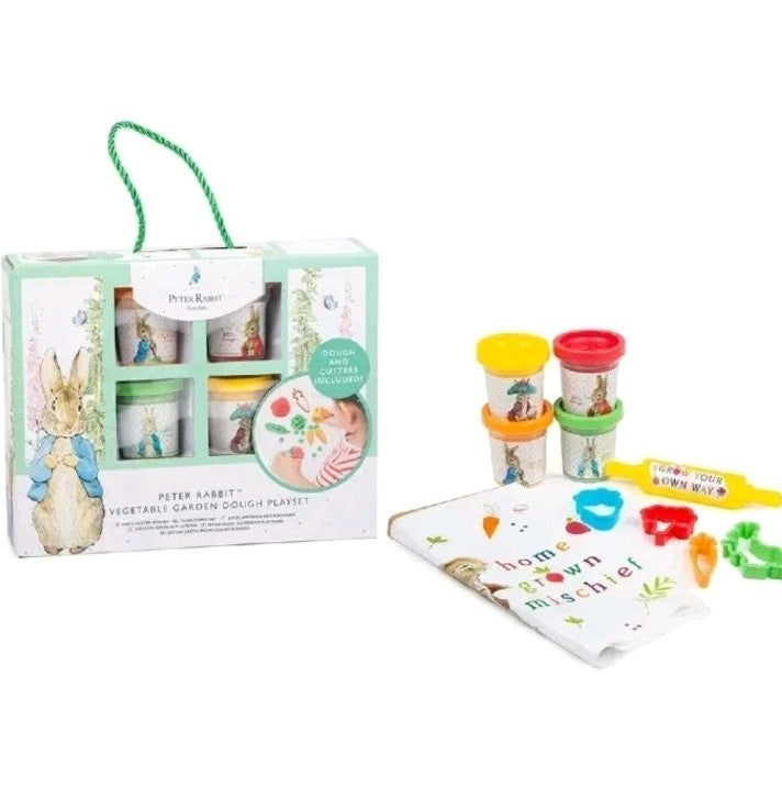 Peter Rabbit Dough Kids Childrens Modelling Clay Kit Activity Craft Play Set Toy