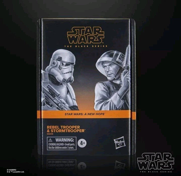 Star Wars Black Series Stormtrooper & Rebel Trooper